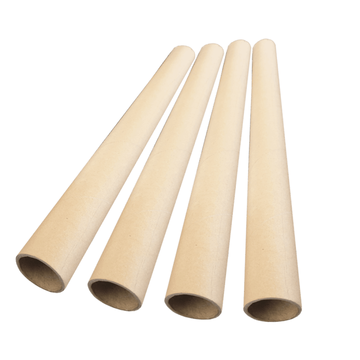 Tischdecken auf stabilen Papphülsen gewickelt