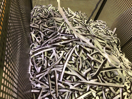 West-Papier Sammlung Folienbeschnitt für Recycling